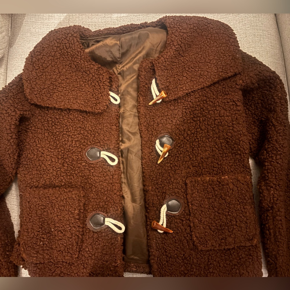 Warm Chocolate Teddy Jacket